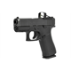 Pistole Glock 43X 9mm Para Rail / MOS / FS Black mit montiertem RMSc Shield Red Dot