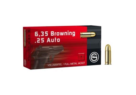 Geco 6.35mm Browning 3.2g VM 50 Schuss