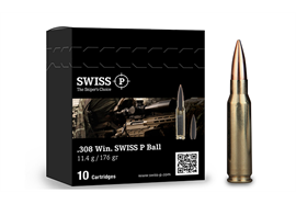 Patrone SWISS P .308 Win STYX Action 10.8g / 167gr 10 Schuss