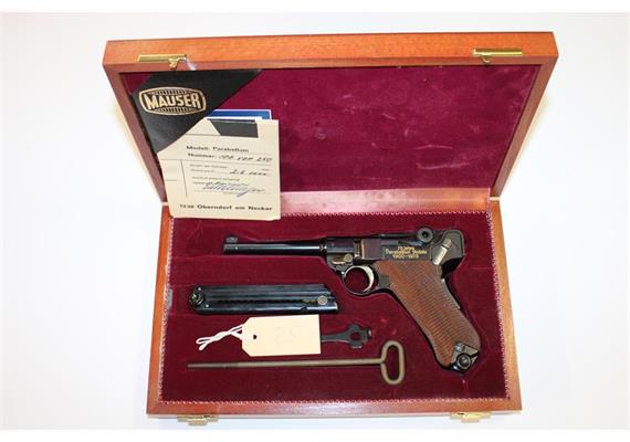 Pistole Mauser Parabellum P08 7.65 Para