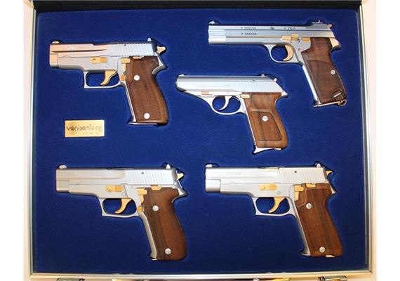 5 Pistolen VonBank Serie SIG P210-6 / P220 / P225 / P226 / P230 / SN: 555550