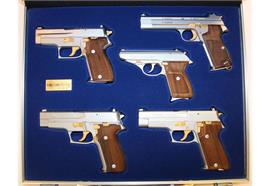 5 Pistolen VonBank Serie SIG P210-6 / P220 / P225 / P226 / P230 / SN: 555550