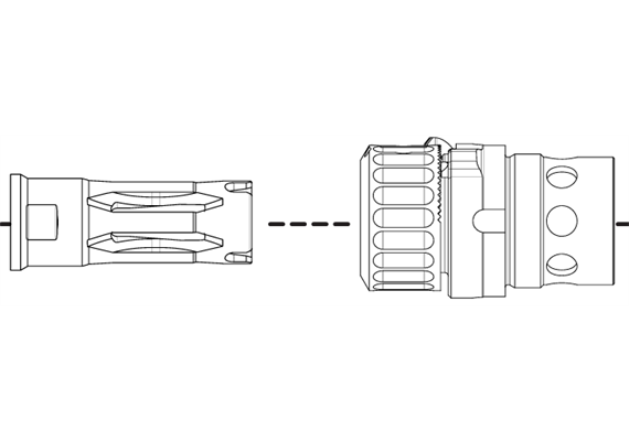 Brügger & Thomet HUB Adapter B&T QDR QD ROTEX IIA für PRINT-X Schalldämpfer