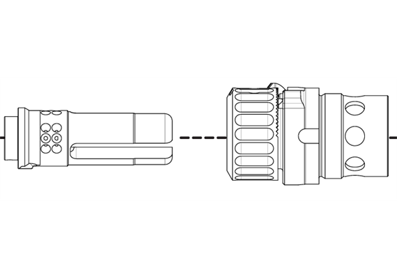 Brügger & Thomet HUB Adapter B&T QDSF QD Surefire für PRINT-X Schalldämpfer