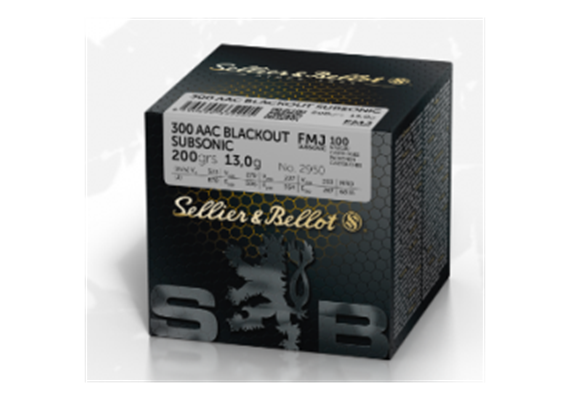 Patrone Sellier & Bellot 300BLK/ 300AAC Subsonic 200 gr