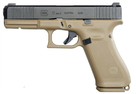 Pistole Glock 17 Gen5 9mm Para FS FXD FR COYOTE