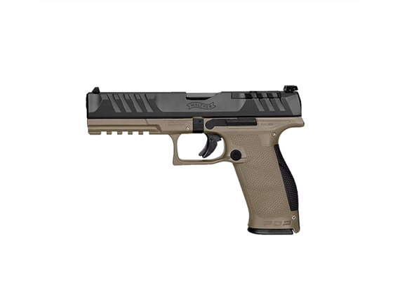 Pistole Walther PDP FS 5" 2 Tone 9mm Para Griffstück in FDE eingefärbt (nicht cerakoted)