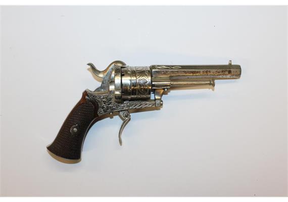 Revolver Lefaucheux Stiftfeuerrevolver 7mm