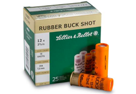 Sellier & Bellot 12/67.5 Rubber BuckShot 25 Schuss