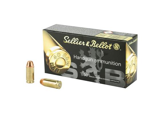 Sellier & Bellot 40 S&W SB FMJ 165g 10.7g 50 Schuss