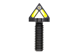 Blitzkrieg Components AR-15 Chevron Front Sight Post (Luminescent Green/Tritium Dot)