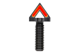 Blitzkrieg Components AR-15 Chevron Front Sight Post (Orange Stripe) w/ Tool