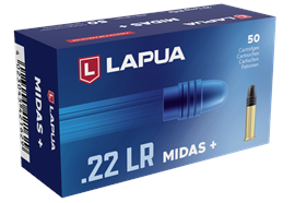 Lapua KK-Patrone .22lr, Midas+ 50 SCHUSS