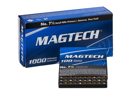 Magtech Zündhütchen Small Rifle 7½ Pack a 100 Stk.