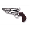 REVOLVER PIETTA 1862 Police .44 BBL 3" Snubnose Old SIlver Laser Engraved US Marshal Model